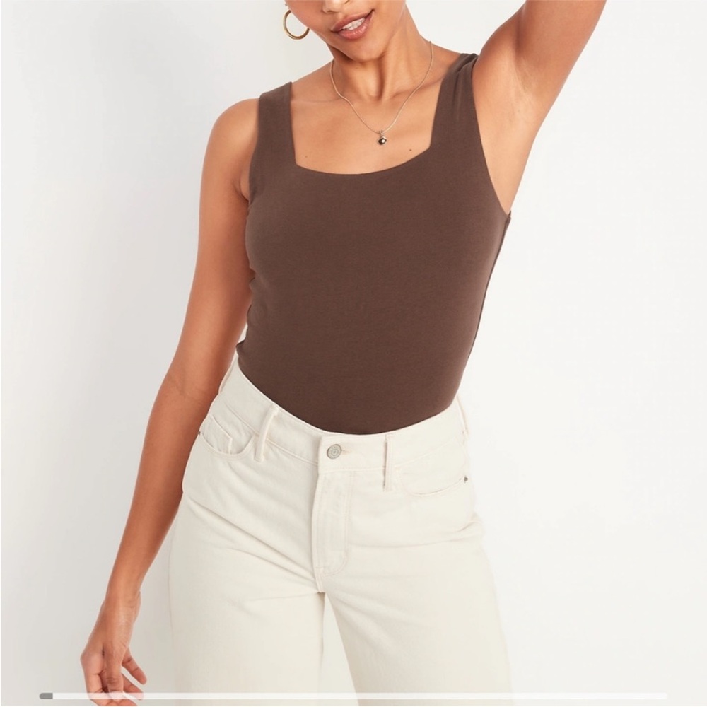 Old Navy Square-Neck Tank Top Bodysuit